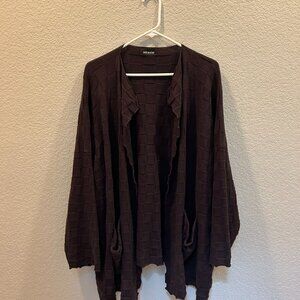 Eskandar Brown Sweater O/S